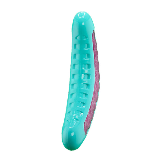 Furbeez Dog Toy : Green/Red Boomerang Furbeez