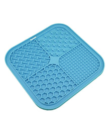 Furbeez Pet Accessories : Silicone Pet Licking Mat with Brush Furbeez