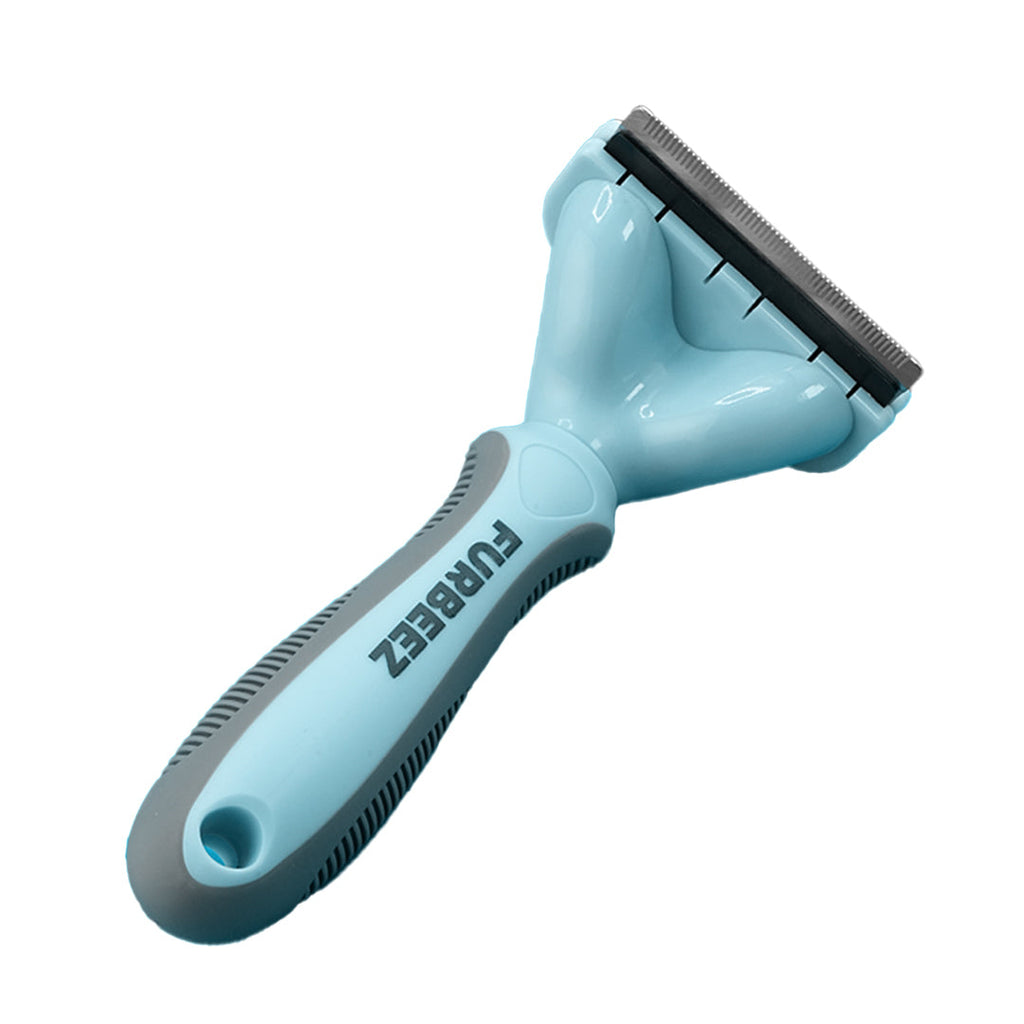 Furbeez Grooming Accessories: Undercoat Deshedding Tool Blue/gray medium Furbeez