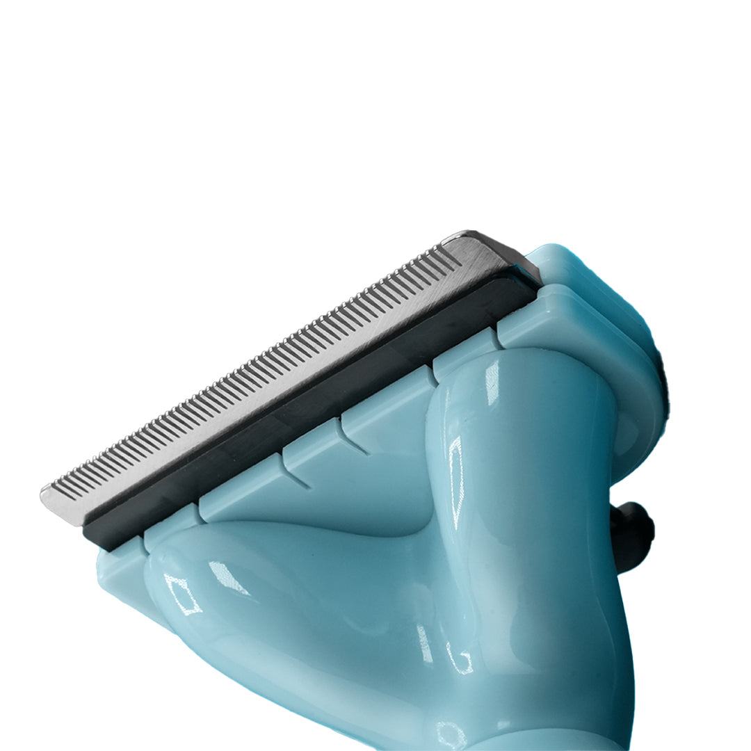 Furbeez Grooming Accessories: Undercoat Deshedding Tool Blue/gray medium Furbeez