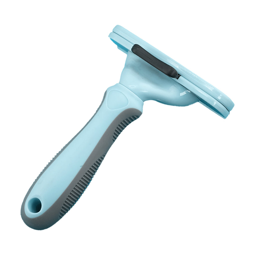 Furbeez Grooming Accessories: Undercoat Deshedding Tool Blue/gray Large Furbeez