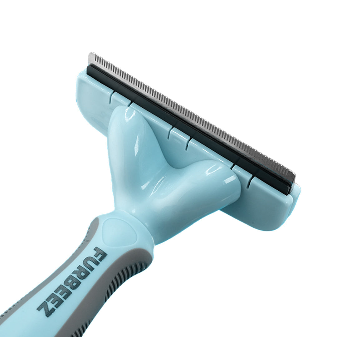 Furbeez Grooming Accessories: Undercoat Deshedding Tool Blue/gray Large Furbeez