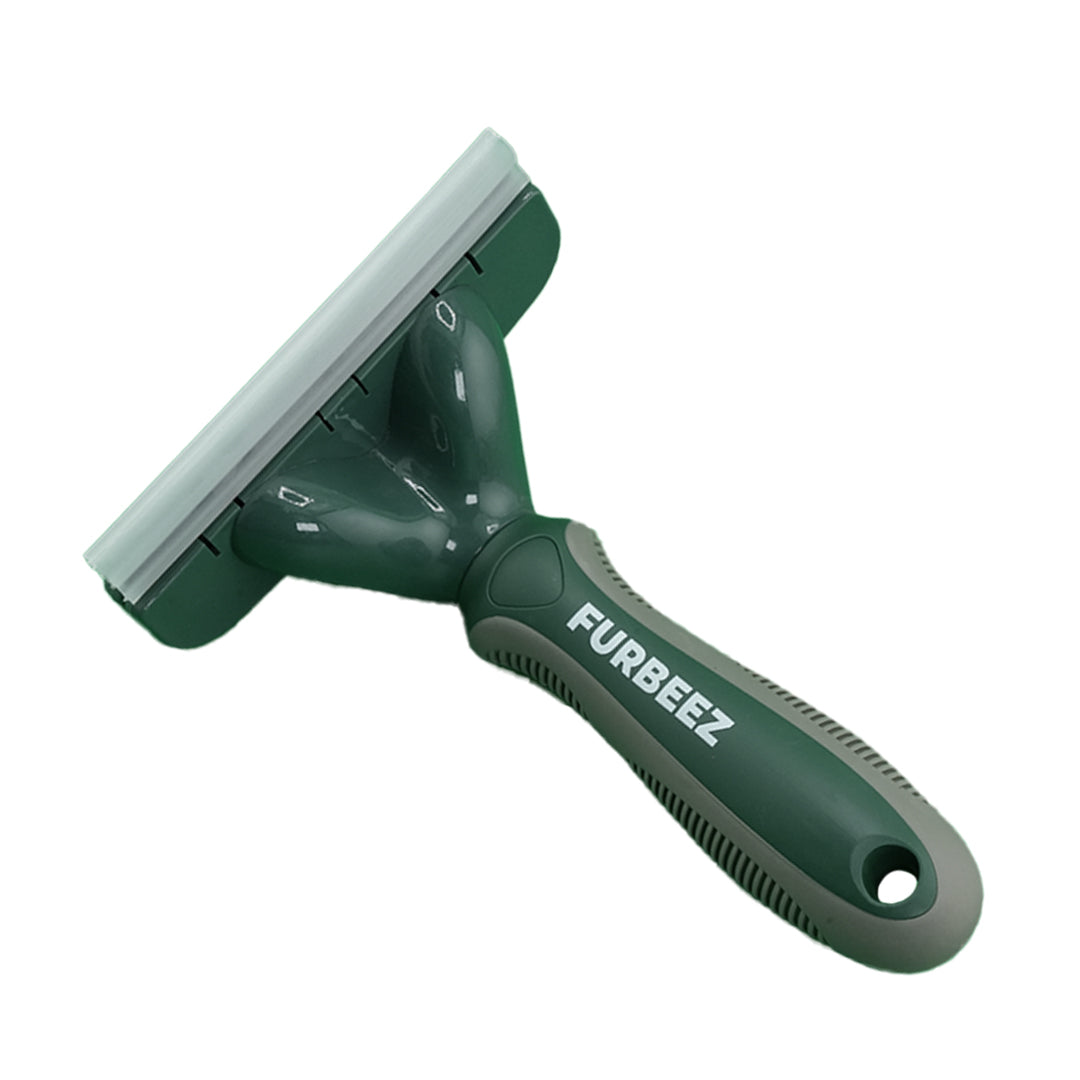 Furbeez Grooming Accessories: Undercoat Deshedding Tool Green Large Furbeez