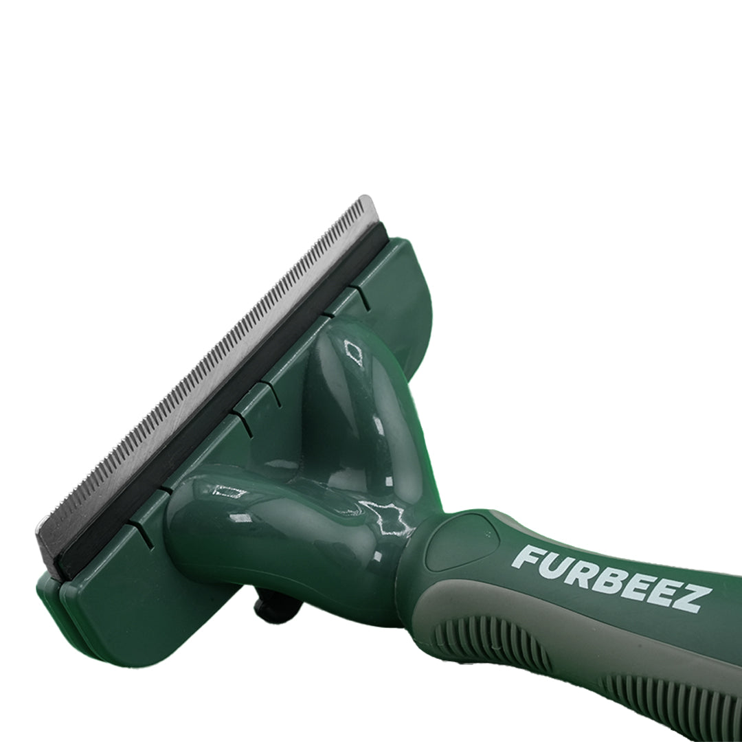 Furbeez Grooming Accessories: Undercoat Deshedding Tool Green Large Furbeez