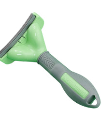 Furbeez Grooming Accessories: Undercoat Deshedding tool Gray/Green medium Furbeez