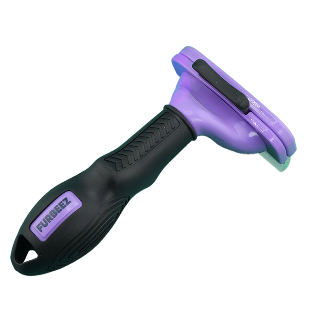 Furbeez Grooming Accessories: Undercoat Deshedding tool Purple/Black medium Furbeez