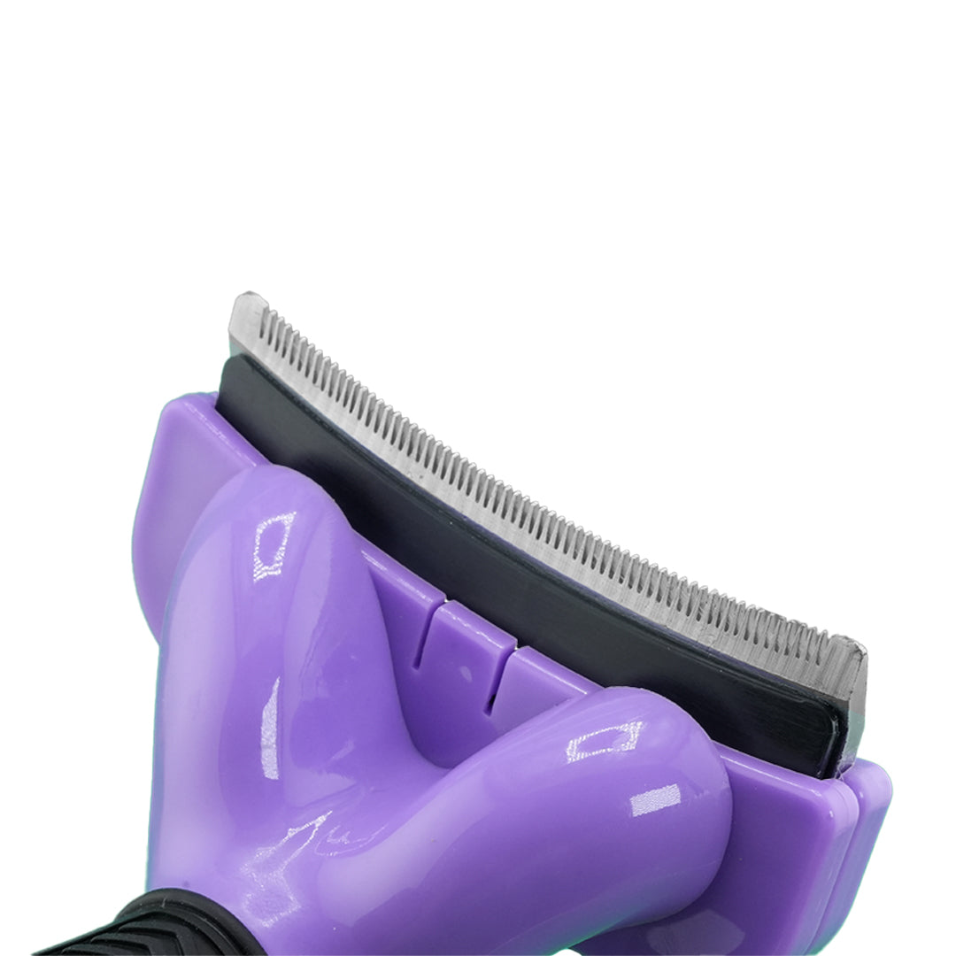 Furbeez Grooming Accessories: Undercoat Deshedding tool Purple/Black medium Furbeez