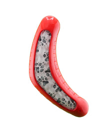 Furbeez Dog Toy : Red/White Boomerang Furbeez
