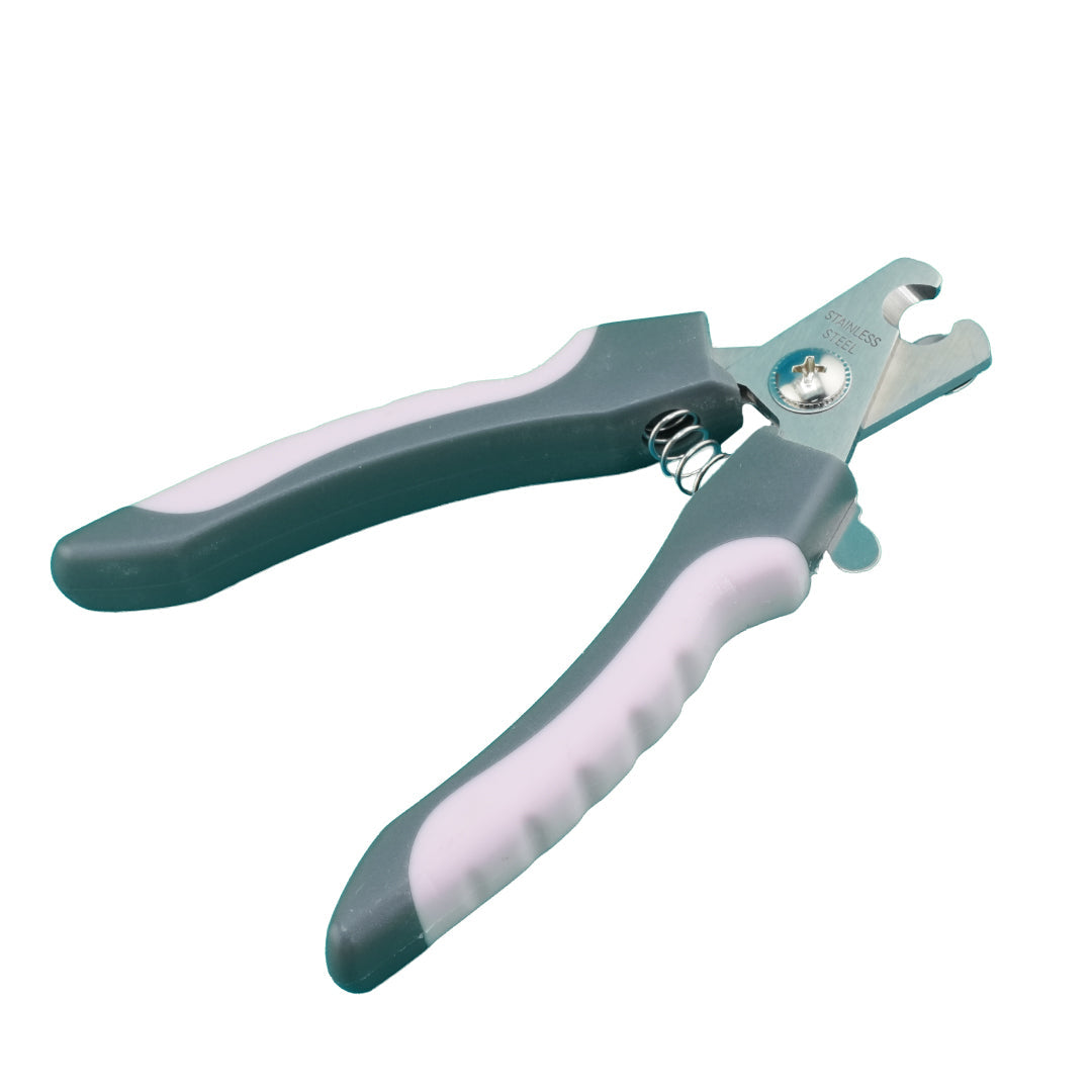 Furbeez Grooming Accessories: Pet Nail clipper white/Gray Furbeez