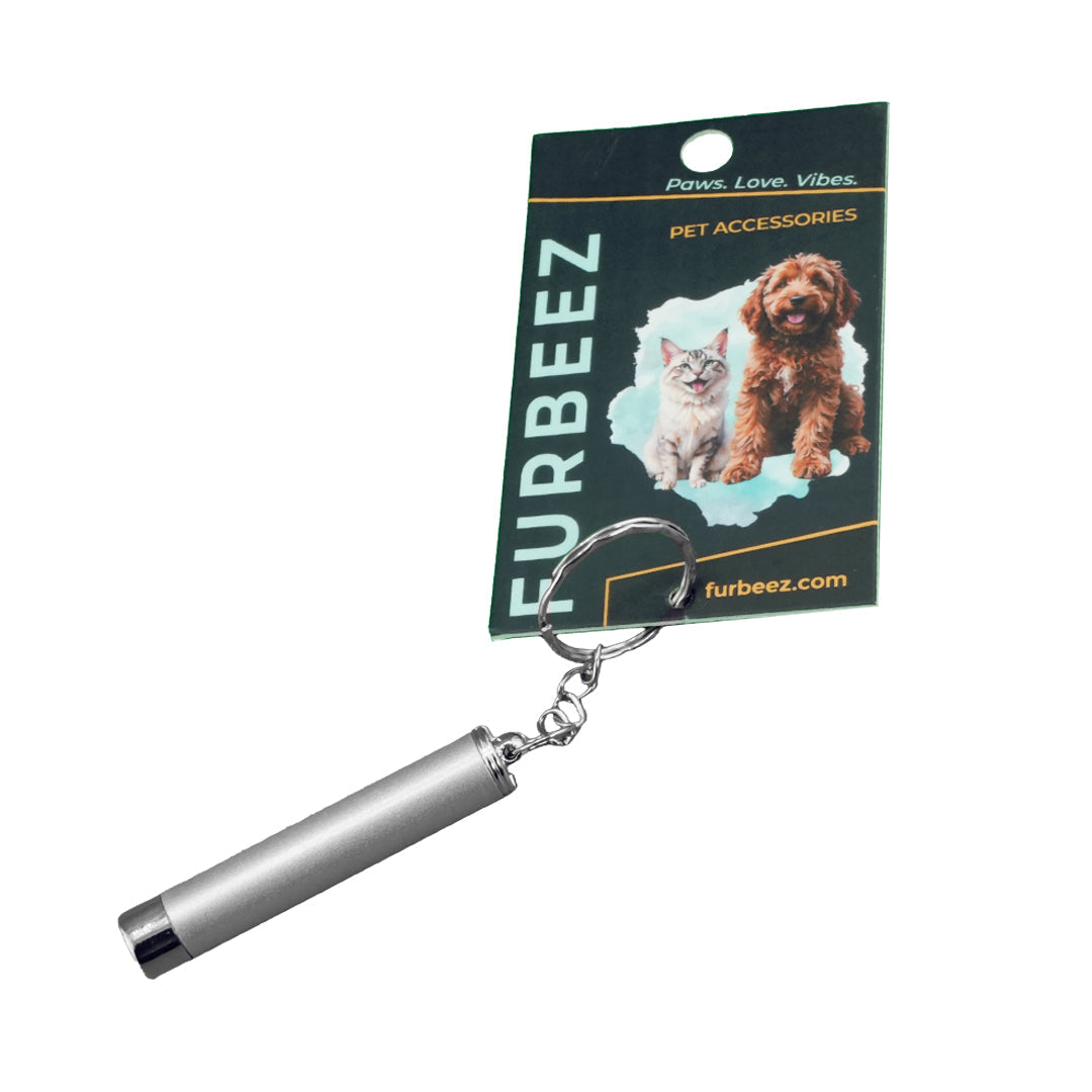 Furbeez Pet Accessories: Silver Pet Laser Toy Furbeez
