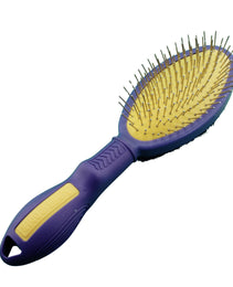 Furbeez Grooming Accessories: Double-Sided Massage Comb purple/Yellow Furbeez