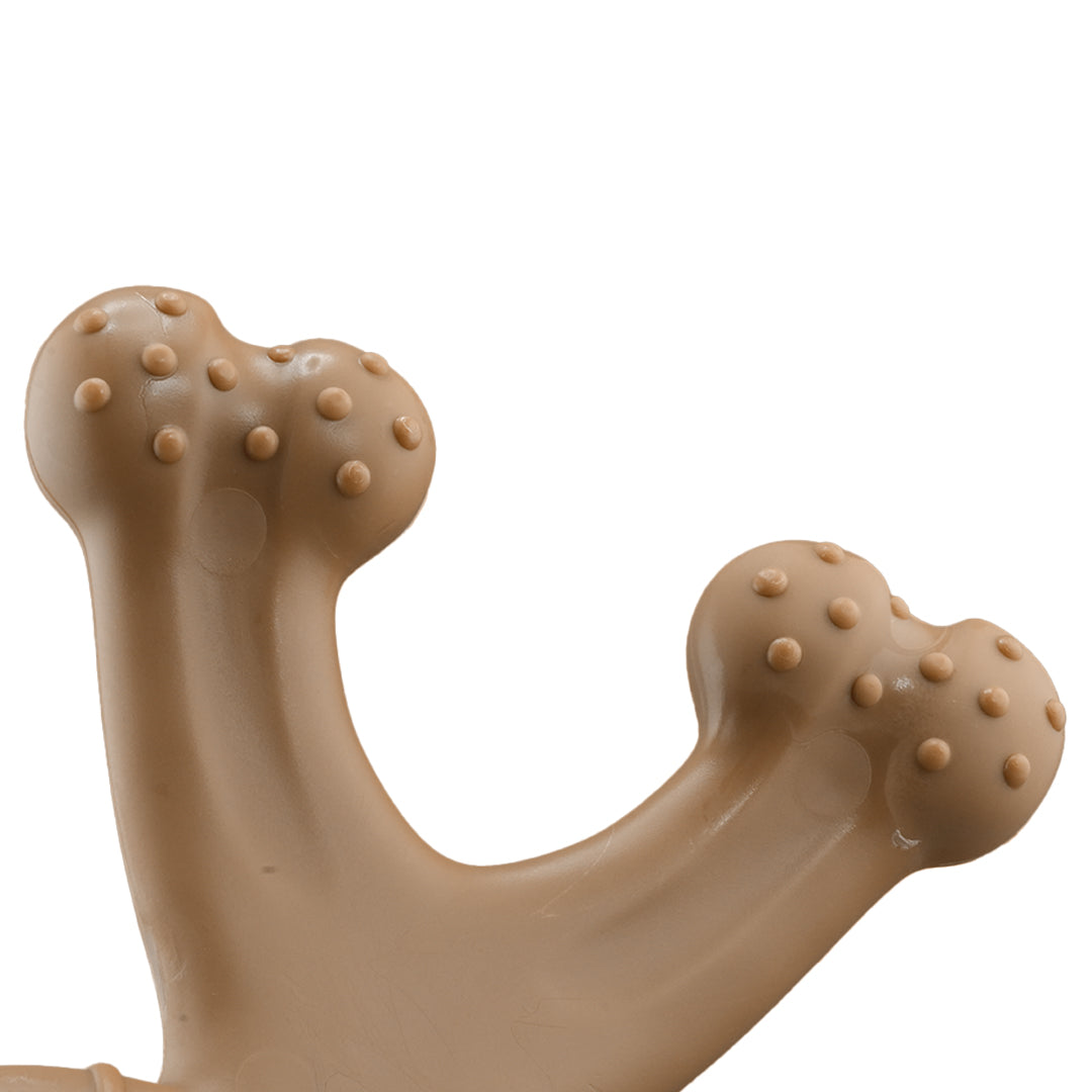 Furbeez Dog Toy : Dog Beef Bone toy Furbeez