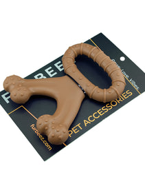 Furbeez Dog Toy : Dog Beef Bone toy Furbeez