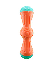 Furbeez Dog Toy : Orange/Green stick toy Furbeez