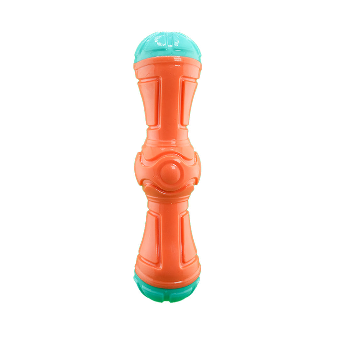 Furbeez Dog Toy : Orange/Green stick toy Furbeez