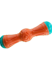 Furbeez Dog Toy : Orange/Green stick toy Furbeez
