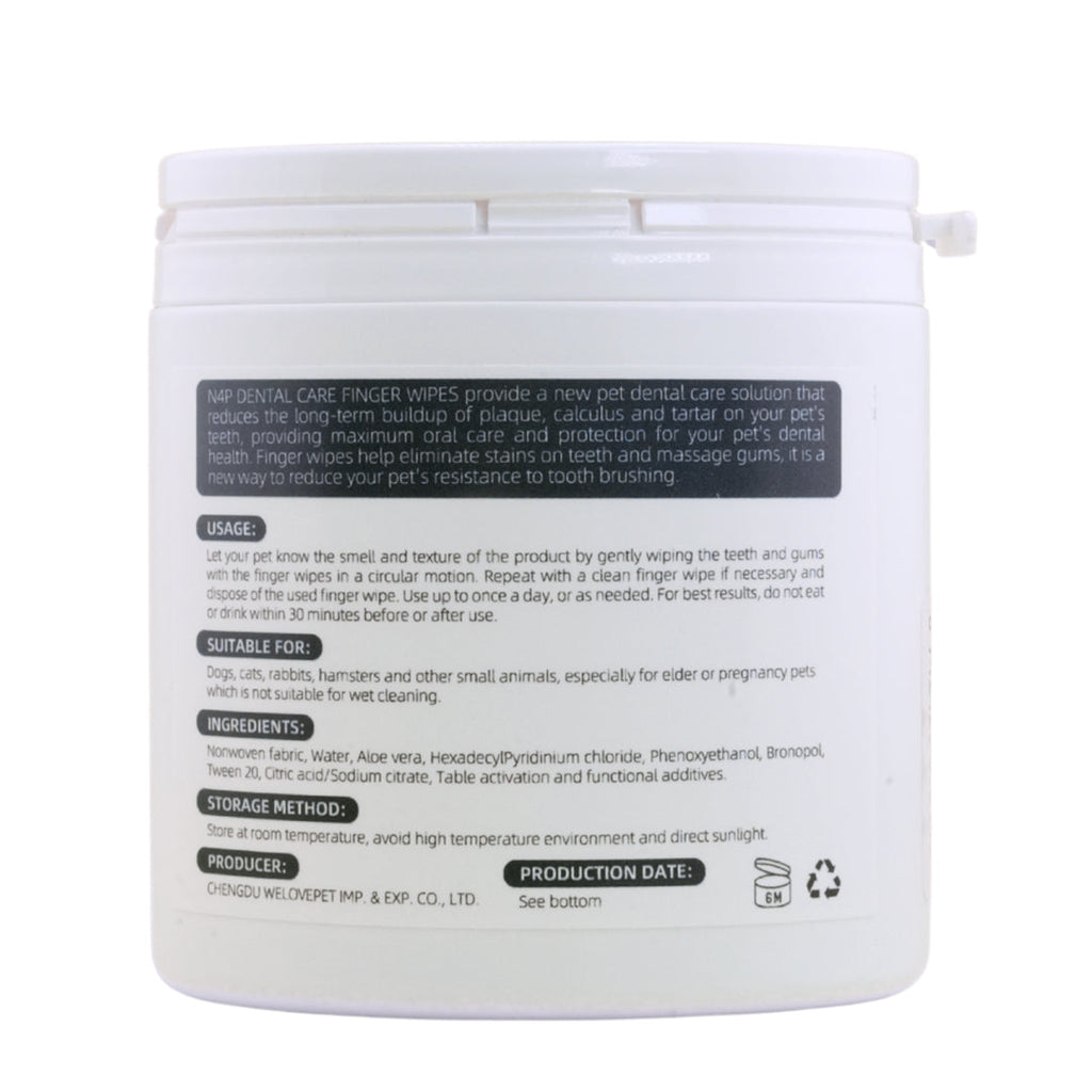 N4P: Dental Care Finger Wipes N4P