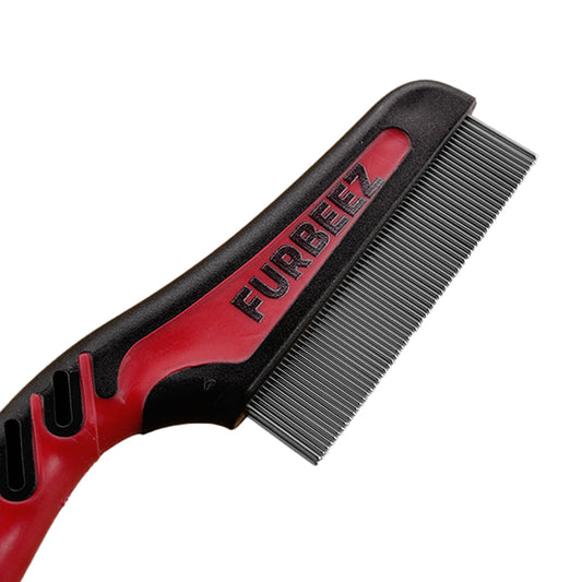 Furbeez Grooming Accessories: pet Dematting comb Red/Black Furbeez