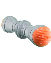 Furbeez Dog Toy : Gray/orange stick toy Furbeez