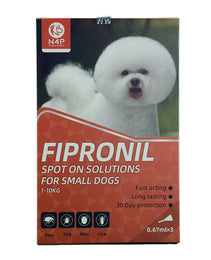 FIPRONIL: SPOT ON SOLUTIONS for small Dogs 1-10kg Fipronil