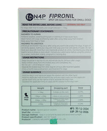 FIPRONIL: SPOT ON SOLUTIONS for small Dogs 1-10kg Fipronil