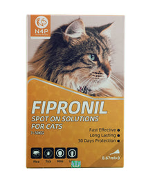 FIPRONIL: SPOT ON SOLUTIONS for cats 1-10kg Fipronil