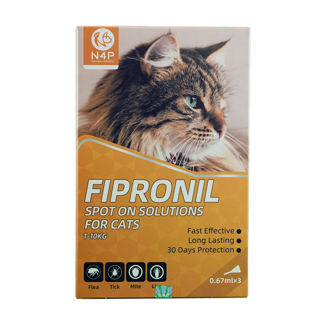 FIPRONIL: SPOT ON SOLUTIONS for cats 1-10kg Fipronil